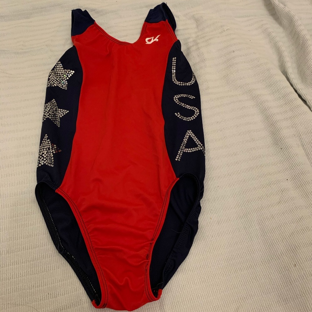 usa GK leotard